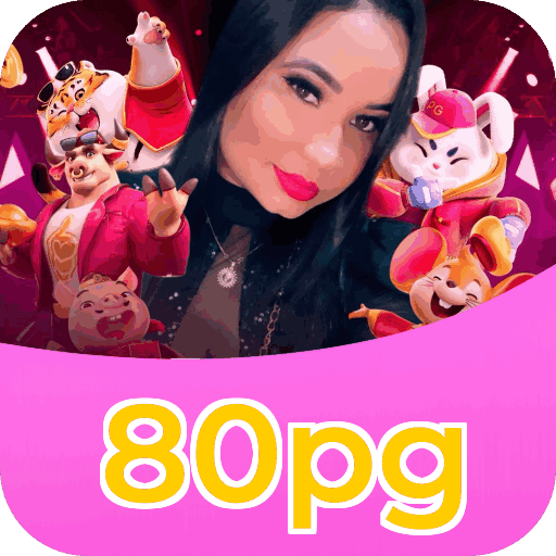 Interface do aplicativo 80pg mostrando jogos disponíveis no iOS e Android